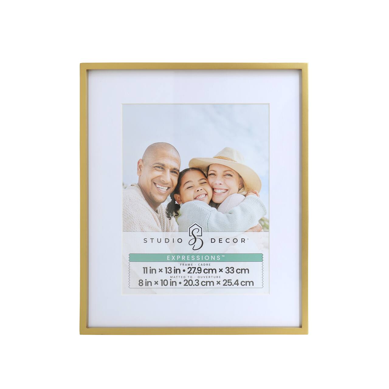 6 Pack: Expressions™ 8" x 10" Gold Sydney Frame with Mat by Studio Décor®